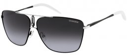 Lunettes de soleil - Carrera - CARRERA 43 - HMF (9O) BLACK WHITE // DARK GREY GRADIENT