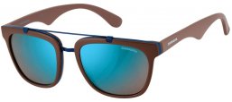 Sunglasses - Carrera - CARRERA 6002 - BFV (3U) MUDE BLUE // KAKI MIRROR  BLUE