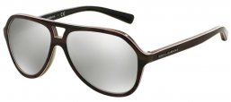 Frames Junior - Dolce & Gabbana Junior - DG4201 - 29526G CAMO FLUO RED BROWN // LIGHT GREY MIRROR SILVER