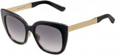 Sunglasses - Jimmy Choo - NITA/S - J7V (EU) BLACK LEAT GOLD // GREY GRADIENT