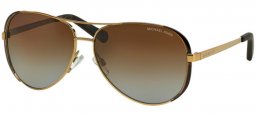 Lunettes de soleil - Michael Kors - MK5004 CHELSEA - 1014T5 GOLD DARK CHOCOLATE BROWN // BROWN GRADIENT POLARIZED