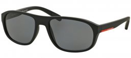 Sunglasses - Prada Linea Rossa - SPS 01RS - DG05Z1 BLACK RUBBER // GREY POLARIZED