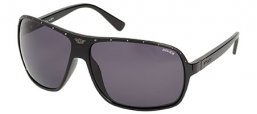 Sunglasses - Police - S1856 SCREW 1 - 07EP BLACK // SMOKE