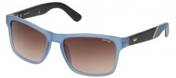 Lunettes de soleil - Police - S1858 CRYPTO 2 - 97DM  BLACK BLUE // BROWN GRADIENT