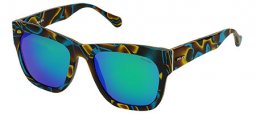 Sunglasses - Police - S1910 LOUMA 2 - 767V  BROWN OCRE BLUE // BLUE GREEN MIRROR