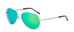 Sunglasses - Police - S8746 LEGEND 2 - 589G SILVER // GREEN BLUE MIRROR