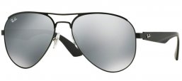 Lunettes de soleil - Ray-Ban® - Ray-Ban® RB3523 - 006/6G MATTE BLACK // GREY SILVER MIRROR