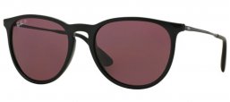Sunglasses - Ray-Ban® - Ray-Ban® RB4171 ERIKA - 601/5Q BLACK // PURPLE POLARIZED