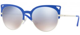 Lunettes de soleil - Vogue - VO5137S - 25407B BLUE // GRAD LIGHT BLUE MIRROR SILVER