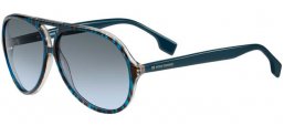 Sunglasses - Boss Orange - BO 0031/S - AB6 (LN) BLUE SPOTTED BLUE // GREY AZURE GRADIENT