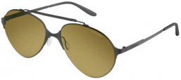 Sunglasses - Carrera - CARRERA 124/S - 003  (BZ)  MATTE BLACK // BROWN