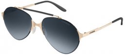 Sunglasses - Carrera - CARRERA 124/S - 1PW  (HD)  MATTE BLACK GOLD // GREY GRADIENT
