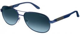 Sunglasses - Carrera - CARRERA 8019/S - TVJ (1D)  METAL BLUE // DARK BLUE GRADIENT