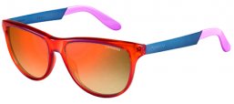 Sunglasses - Carrera - CARRERA 5015/S - 8QW (UW) ORANGE BLUE VIOLET // ORANGE MIRROR