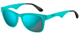 Lunettes de soleil - Carrera - CARRERA 6000/MT - O8H (3U) TURQUOISE // KHAKI MIRROR BLUE