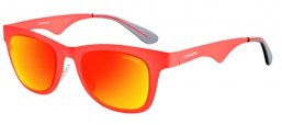 Sunglasses - Carrera - CARRERA 6000/MT - ABV (UZ) CORAL // RED MIRROR