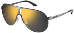 Sunglasses - Carrera - NEW PANAMERIKA - R80 (UW) STEEL METAL DARK RUTHENIUM // ORANGE MIRROR MULTILAYER