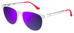 Sunglasses - Carrera - CARRERA 6014/S - BUM (TE) WHITE PALLADIUM // MULTILAYER VIOLET