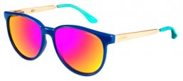 Sunglasses - Carrera - CARRERA 6014/S - BUP (VQ) BLUE  GOLD COPPER // PINK MULTILAYER