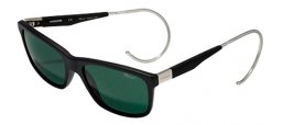 Sunglasses - Chopard - SCH156M - 703P MATTE BLACK // GREY GREEN POLARIZED