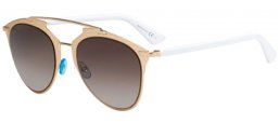 Sunglasses - Dior - DIORREFLECTED - 31U (HA) ROSE GOLD WHITE // BROWN GRADIENT