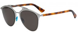 Sunglasses - Dior - DIORREFLECTED - 31Z (NR) RUTHENIUM HAVANA // BROWN GREY