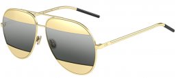 Sunglasses - Dior - DIORSPLIT1 - 000 (DC) GOLD // GOLD GREY GOLD MIRROR