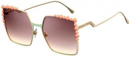 Gafas de Sol - Fendi - FF 0259/S - 35J (NQ) PINK // BROWN GRADIENT SILVER