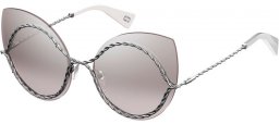 Lunettes de soleil - Marc Jacobs - MARC 161/S - 6LB (IC) RUTHENIUM // GREY MIRROR SILVER