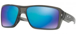 Sunglasses - Oakley - DOUBLE EDGE OO9380 - 9380-06 GREY SMOKE // PRIZM SAPPHIRE POLARIZED