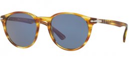 Sunglasses - Persol - PO3152S - 904356 STRIPED BROWN YELLOW // BLUE