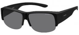 Sunglasses - Polaroid Ancillaries - PLD 9007/S - DL5 (Y2) MATTE BLACK // GREY POLARIZED