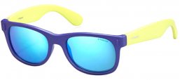 Frames Junior - Polaroid Junior - P0115 - UDF  (JY) BLUE LIME // GREY BLUE MIRROR POLARIZED