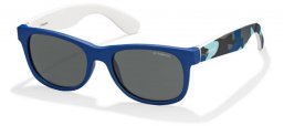 Gafas Junior - Polaroid Junior - P0300 - T6D  (Y2) BLUE CAMUFALGE BLUE // GREY POLARIZED