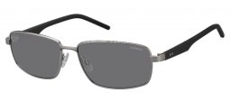 Sunglasses - Polaroid - PLD 2041/S - FAE (Y2) RUTHENIUM BLACK // GREY POLARIZED