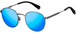 Sunglasses - Polaroid - PLD 2053/S - 6LB (5X) RUTHENIUM // GREY MIRROR BLUE POLARIZED