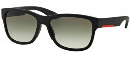 Gafas de Sol - Prada Linea Rossa - SPS 03QS - DG00A7 BLACK RUBBER // GREY GRADIENT