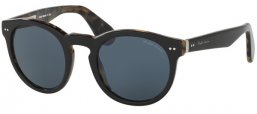 Sunglasses - Ralph Lauren - RL8146P - 5613R5 BLACK ON SPOTTY HAVANA // SMOKE