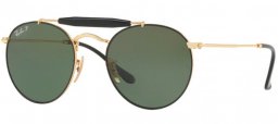 Gafas de Sol - Ray-Ban® - Ray-Ban® RB3747 - 900058 BLACK GOLD // GREEN