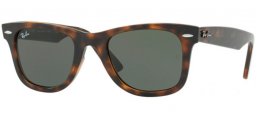 Sunglasses - Ray-Ban® - Ray-Ban® RB4340 WAYFARER - 710 HAVANA // GREEN