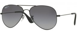 Lunettes de soleil - Ray-Ban® - Ray-Ban® RB3558 - 002/T3 BLACK // GREY GRADIENT POLARIZED