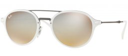 Sunglasses - Ray-Ban® - Ray-Ban® RB4287 - 671/B8 WHITE // BROWN GRADIENT DARK BROWN MIRROR