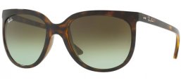 Sunglasses - Ray-Ban® - Ray-Ban® RB4126 CATS  1000 - 710/A6 HAVANA // GREEN GRADIENT BROWN