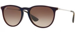 Gafas de Sol - Ray-Ban® - Ray-Ban® RB4171 ERIKA - 631513 TRANSPARENT BROWN SP BLUE // BROWN GRADIENT DARK BROWN