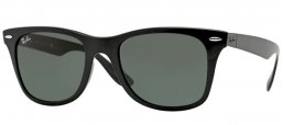 Sunglasses - Ray-Ban® - Ray-Ban® RB4195 WAYFARER LITERFORCE - 601/71 BLACK // GREEN
