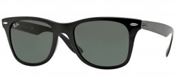 Lunettes de soleil - Ray-Ban® - Ray-Ban® RB4195 WAYFARER LITERFORCE - 601/71 BLACK // GREEN