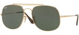 Gafas de Sol - Ray-Ban® - Ray-Ban® RB3561 THE GENERAL - 001 GOLD // GREEN