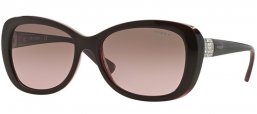 Lunettes de soleil - Vogue eyewear - VO2943SB - 194114 TOP BROWN OPAL PINK // PINK GRADIENT BROWN