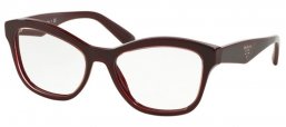 Lunettes de vue - Prada - VPR 29RV - UAN1O1 OPAL BORDEAUX ON BORDEAUX