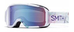 Masque de ski - Masques Smith - SHOWCASE OTG - Z7U (ZF) WHITE WANDERLUST // BLUE SENSOR MIRROR